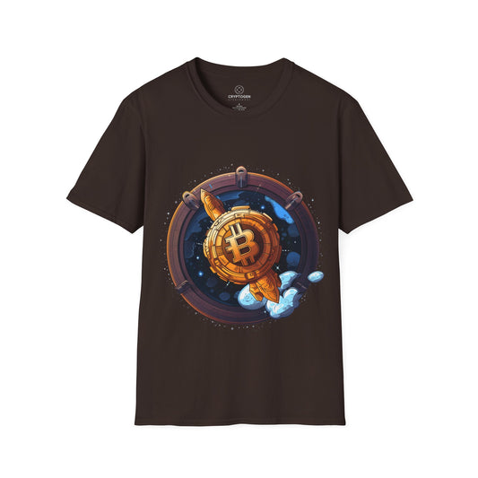 Bitcoin Rocket Badge T-shirt