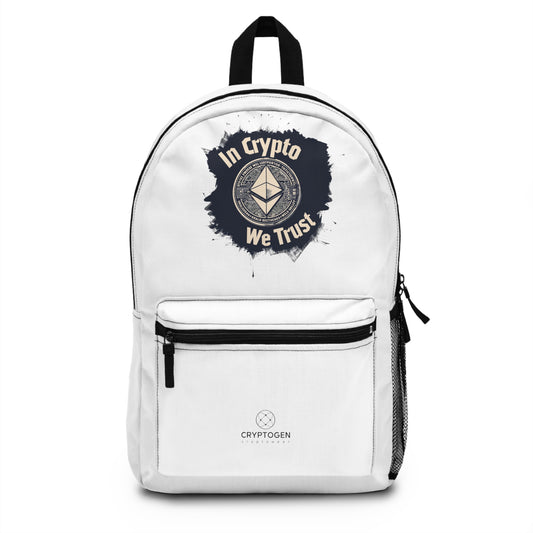 In Crypto We Trust Backpack