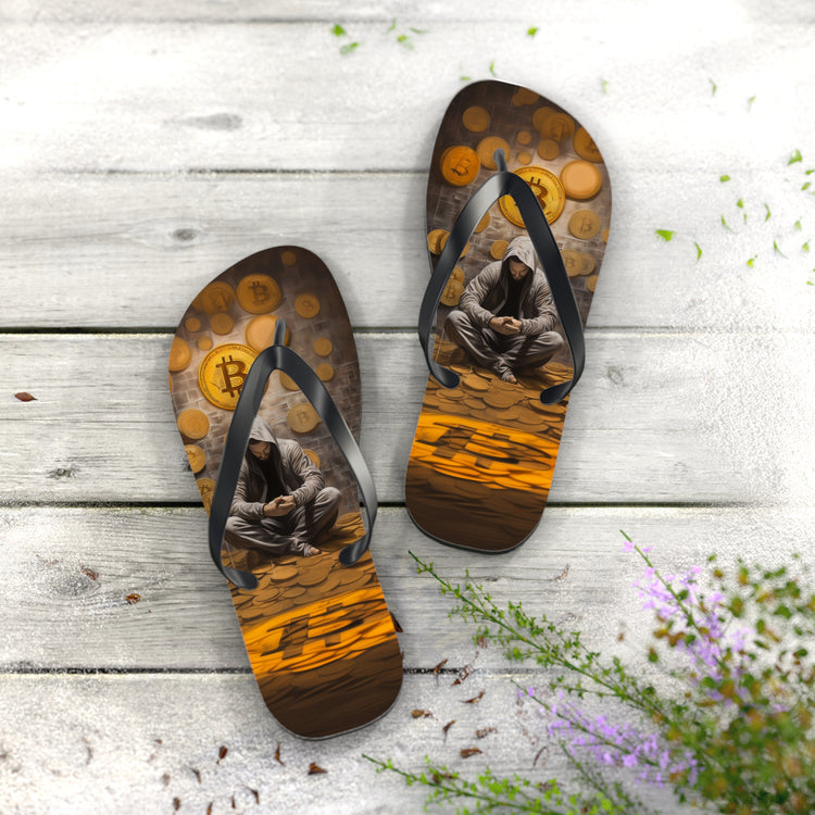 Bitcoin Nomad Flip Flops