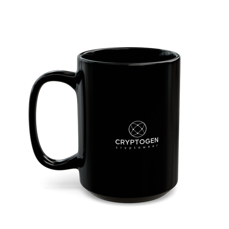 In Crypto We Trust Black Mug