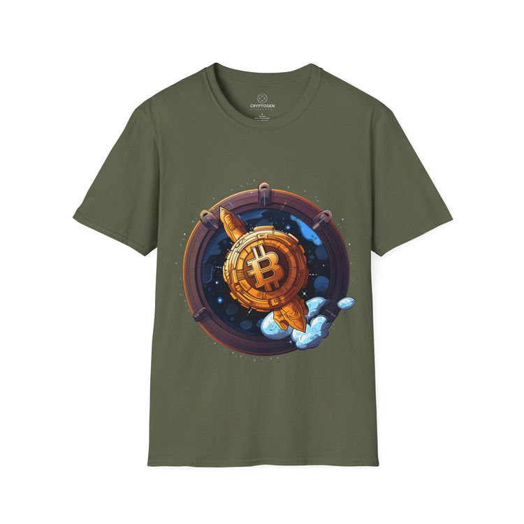 Bitcoin Rocket Badge T-shirt