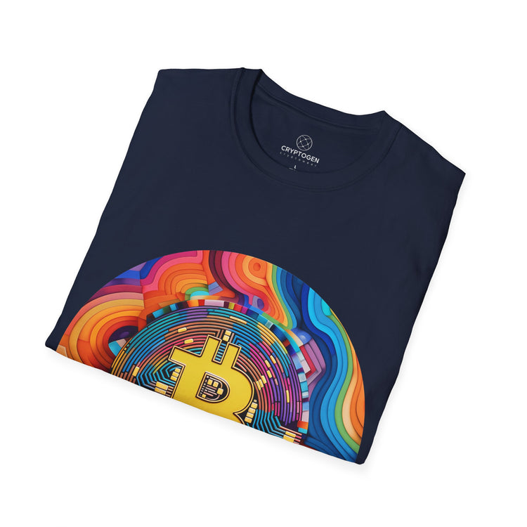 Bitcoin Hippie Badge T-shirt
