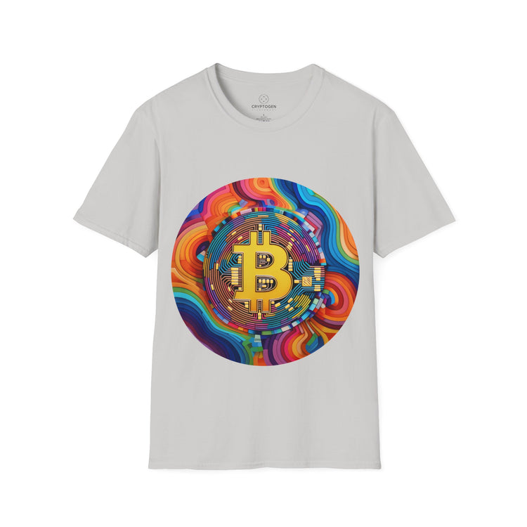 Bitcoin Hippie Badge T-shirt