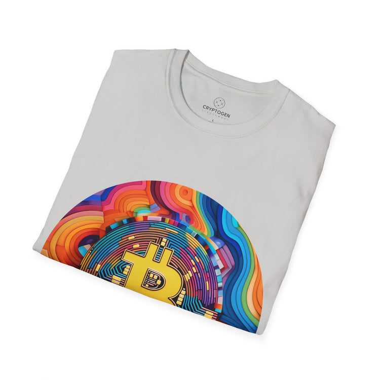 Bitcoin Hippie Badge T-shirt