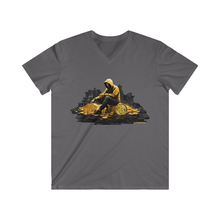 Bitcoin Nomad V-Neck T-shirt