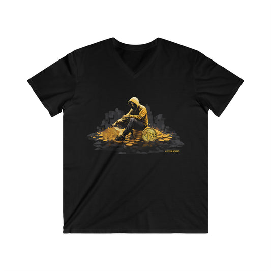 Bitcoin Nomad V-Neck T-shirt