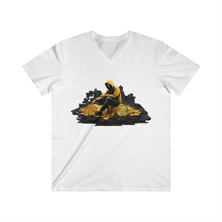 Bitcoin Nomad V-Neck T-shirt