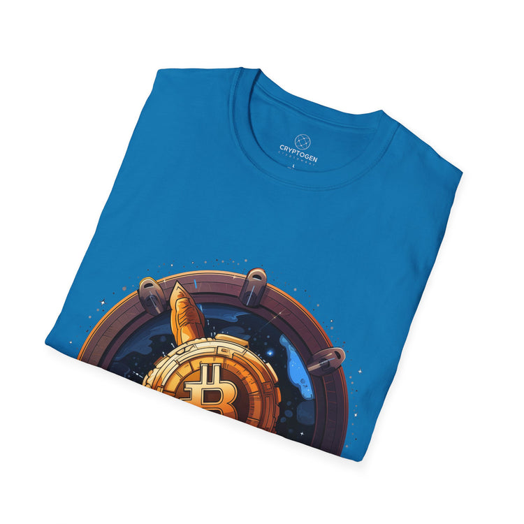 Bitcoin Rocket Badge T-shirt