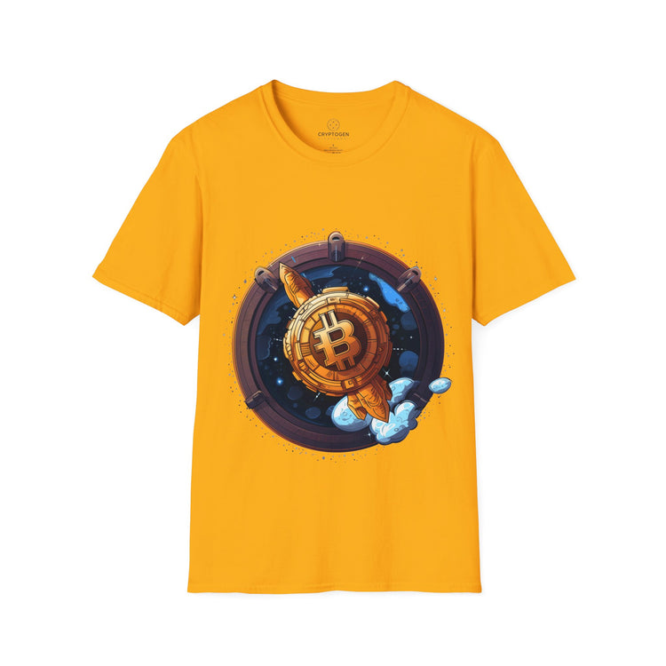 Bitcoin Rocket Badge T-shirt