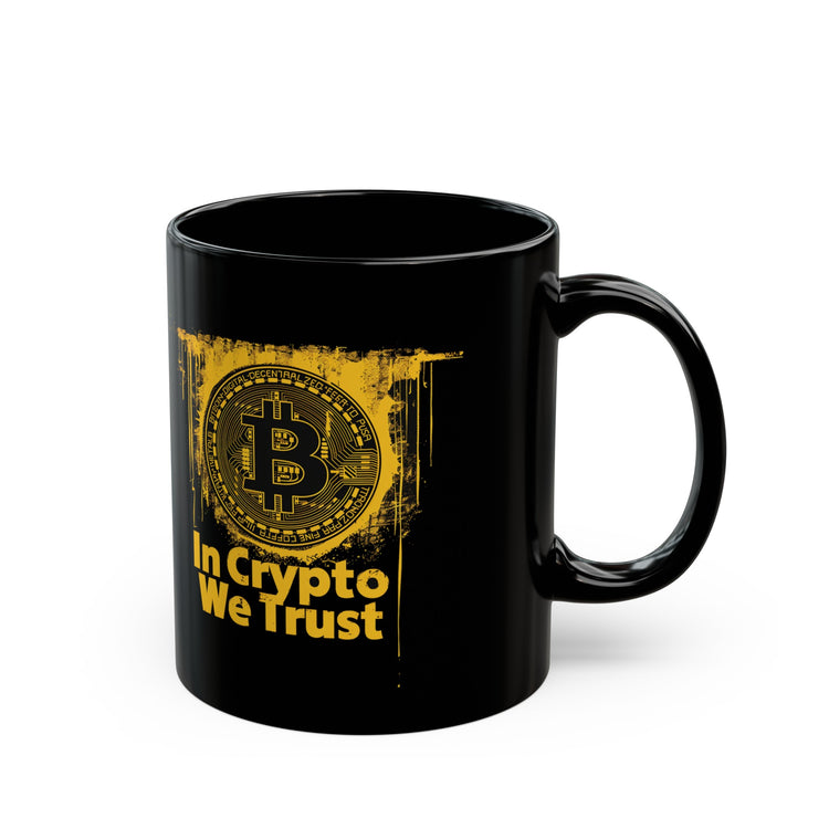 In Crypto We Trust Black Mug