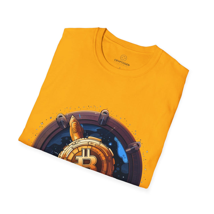 Bitcoin Rocket Badge T-shirt