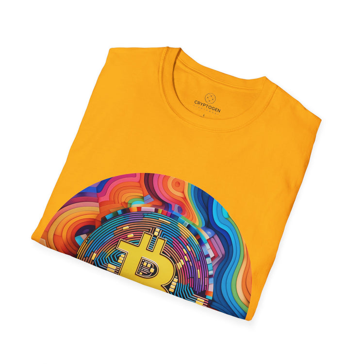 Bitcoin Hippie Badge T-shirt