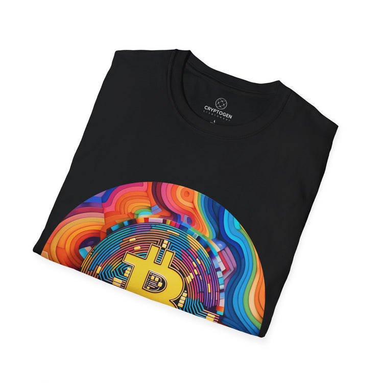 Bitcoin Hippie Badge T-shirt