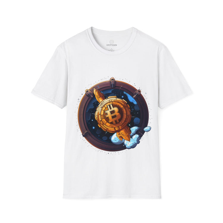 Bitcoin Rocket Badge T-shirt
