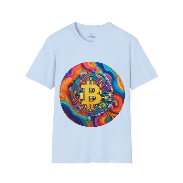 Bitcoin Hippie Badge T-shirt