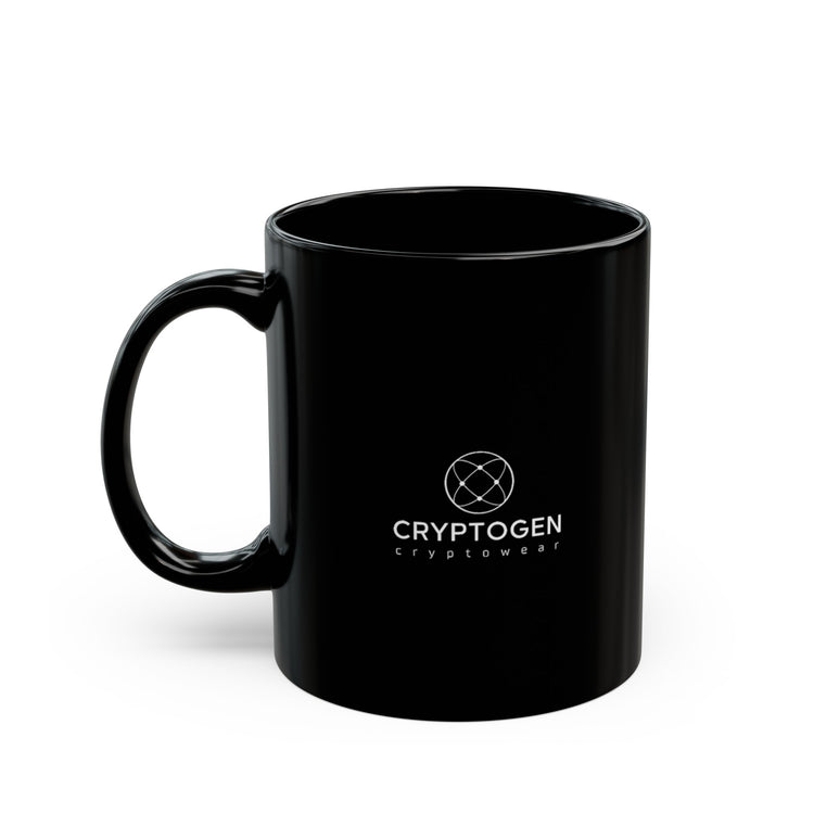 In Crypto We Trust Black Mug
