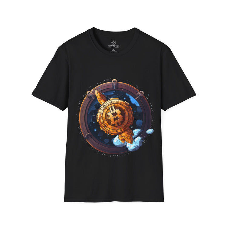 Bitcoin Rocket Badge T-shirt