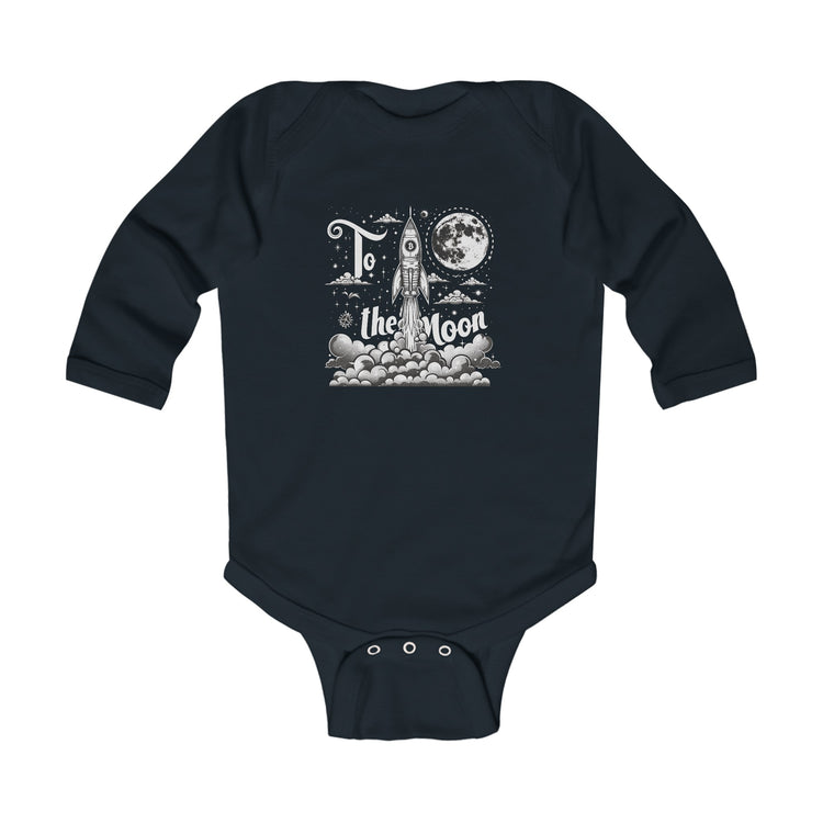 Bitcoin to the Moon Baby Bodysuit
