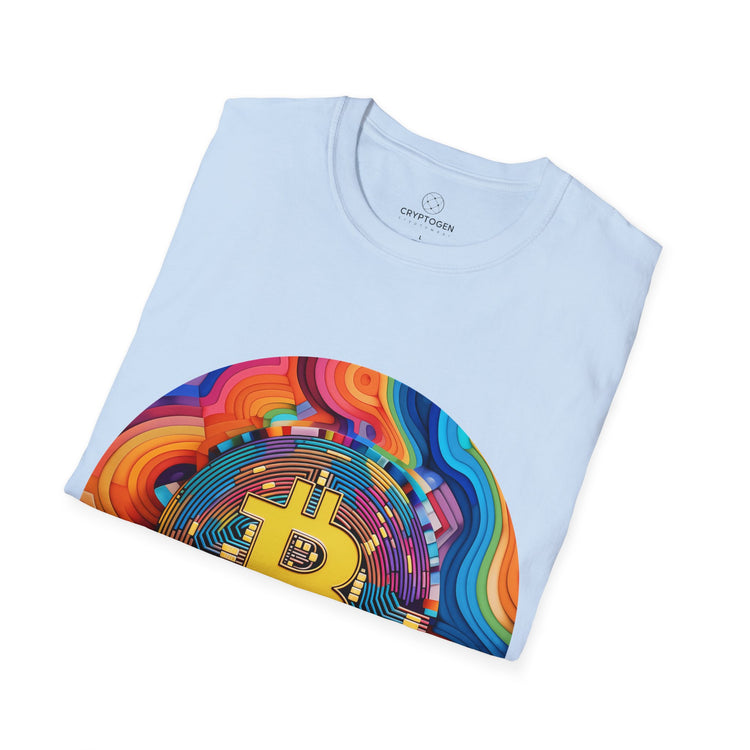 Bitcoin Hippie Badge T-shirt