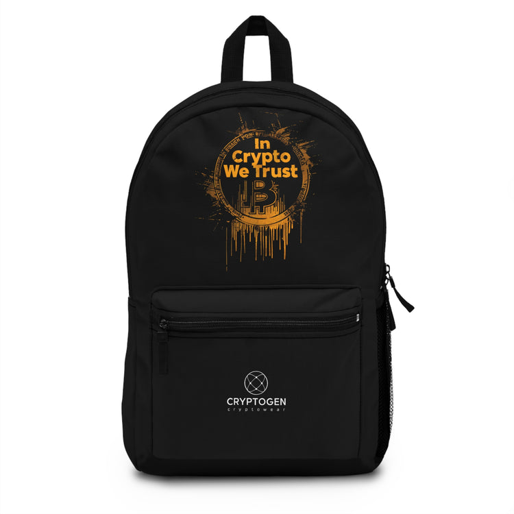 Bitcoin In Crypto we Trust Backpack