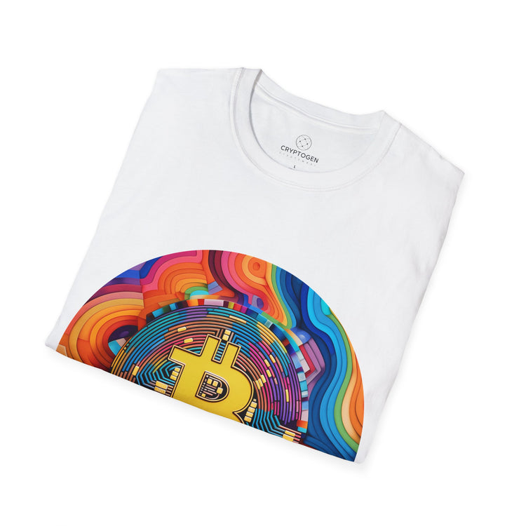 Bitcoin Hippie Badge T-shirt