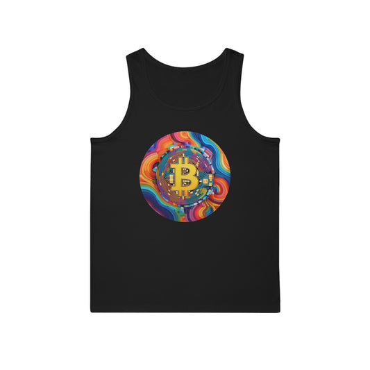 Bitcoin Hippie Badge Tank Top