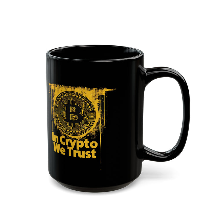 In Crypto We Trust Black Mug